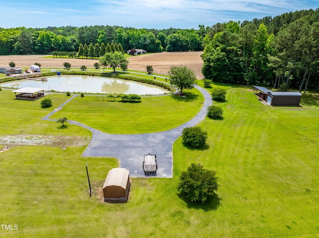 3187 Wilsons Mills Rd, Smithfield, NC 27577 - drone / aerial view of a nearby body of water