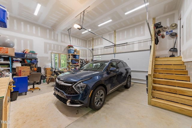 1115 Trailwood Dr, Raleigh, NC 27606 - garage with a garage door opener