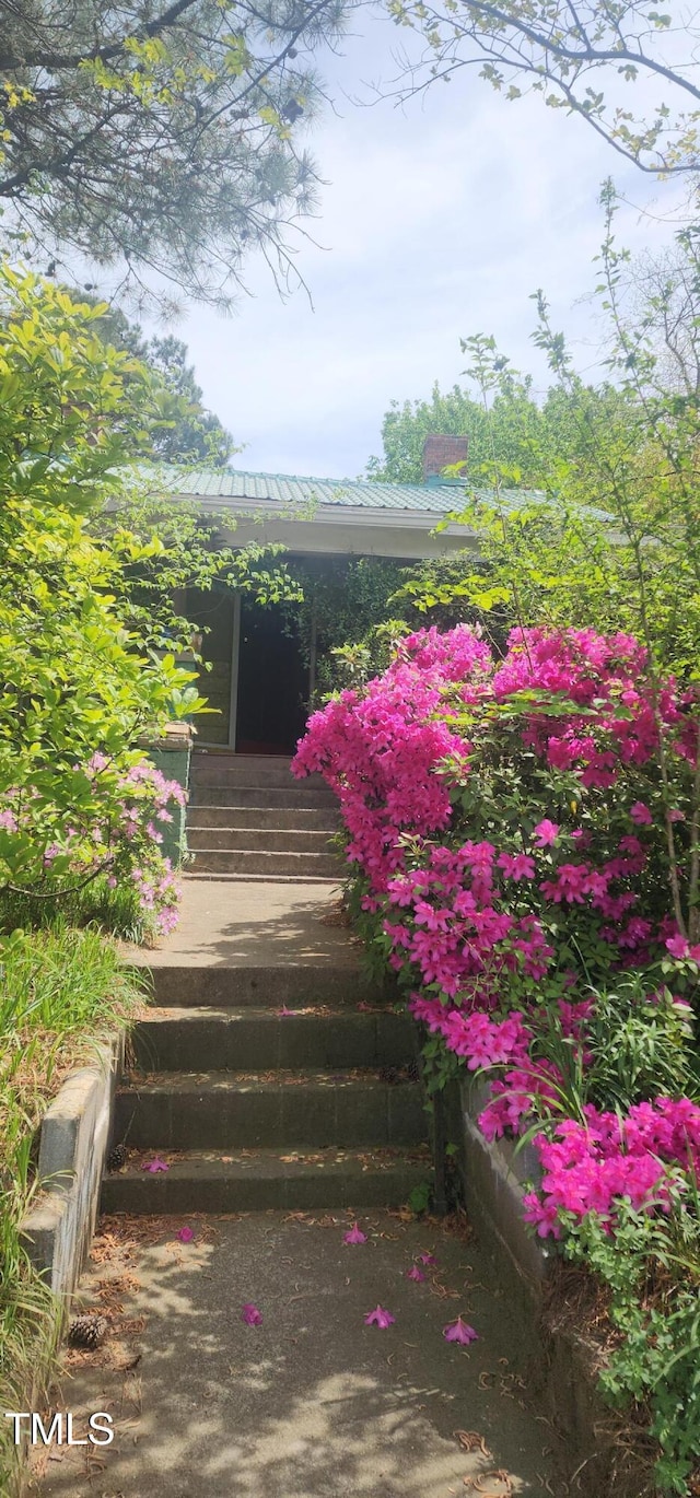 view of stairs
