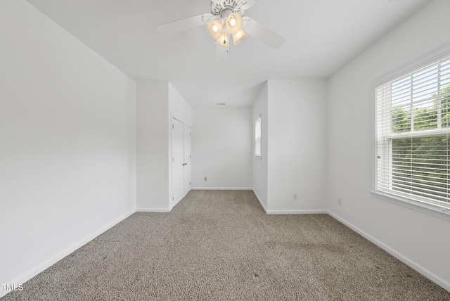 1720 Laurel Park Pl, Cary, NC 27511 - carpeted spare room with a ceiling fan and baseboards
