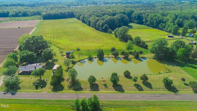623 Chambers Rd, Rougemont, NC 27572 - aerial view of sparsely populated area featuring a large body of water