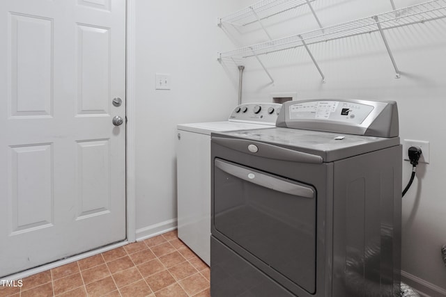 3108 Forrestal Dr, Durham, NC 27703 - laundry room featuring separate washer and dryer and baseboards