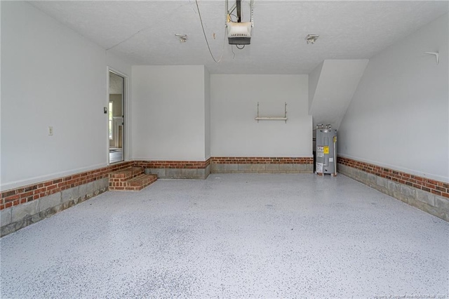 551 Hobson Rd, Raeford, NC 28376 - garage with water heater and a garage door opener
