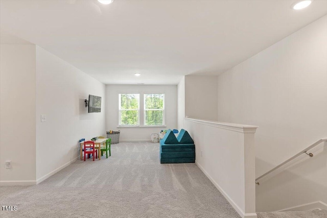 1440 Latham Garden Dr, Wake Forest, NC 27587 - game room featuring carpet, baseboards, and recessed lighting