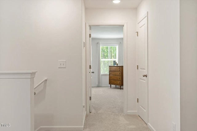 1440 Latham Garden Dr, Wake Forest, NC 27587 - hall with light colored carpet and baseboards
