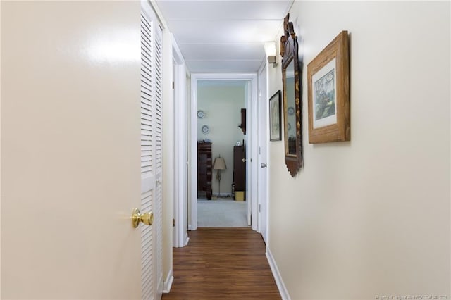1100 Clarendon St Unit 501, Fayetteville, NC 28305 - corridor featuring wood finished floors and baseboards