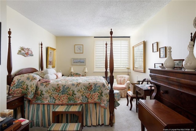 1100 Clarendon St Unit 501, Fayetteville, NC 28305 - carpeted bedroom with a textured ceiling