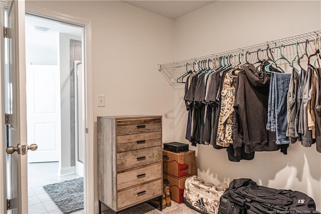 527 Weston Woods St, Raeford, NC 28376 - walk in closet with tile patterned flooring