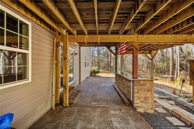 view of patio
