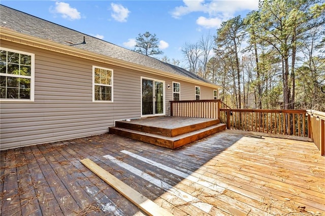 view of deck