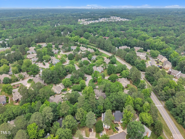 608 Cross Timbers Dr, Durham, NC 27713 - aerial view of residential area featuring a forest