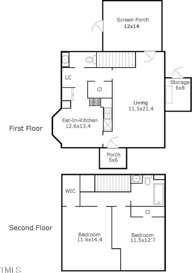 608 Cross Timbers Dr, Durham, NC 27713 - room layout