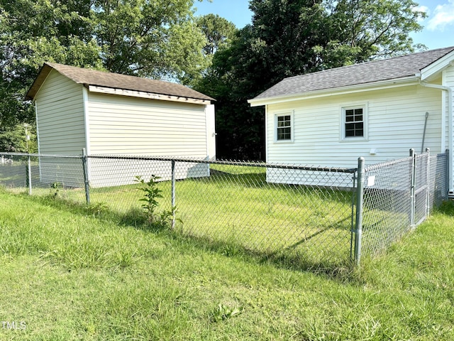 6 First St, Franklinton, NC 27525 - view of yard with an outdoor structure