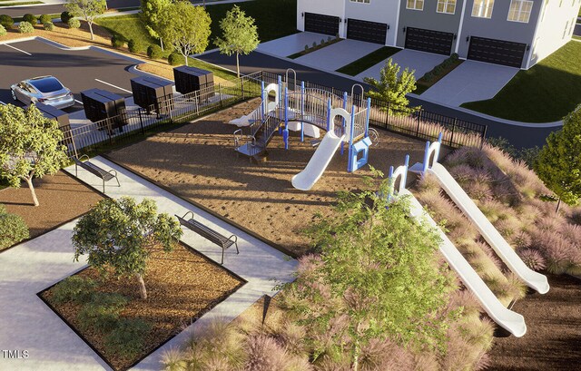 260 Meadowbark Bnd Unit 44, Garner, NC 27529 - community playground featuring fence