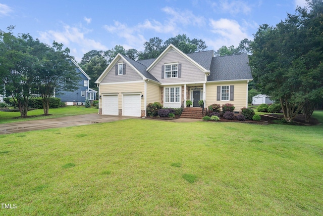 3916 Rustic Mill Dr, Apex, NC 27539 - craftsman inspired home featuring driveway and a front lawn
