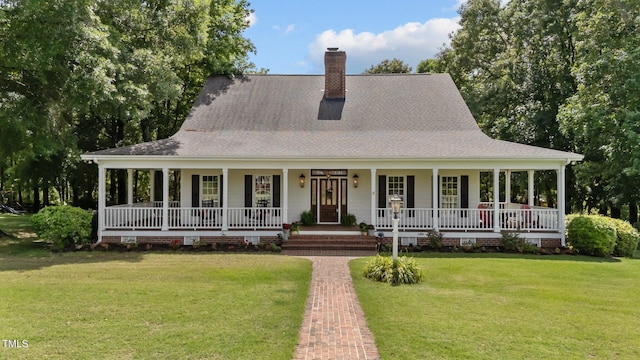 5308 Stableview Ct, Holly Springs, NC 27540 - farmhouse inspired home with covered porch, crawl space, and a front lawn