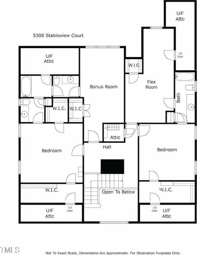 5308 Stableview Ct, Holly Springs, NC 27540 - view of home floor plan