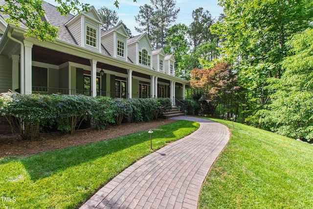 131 Lavinia Ln, Chapel Hill, NC 27516 - view of side of home featuring a yard and a porch