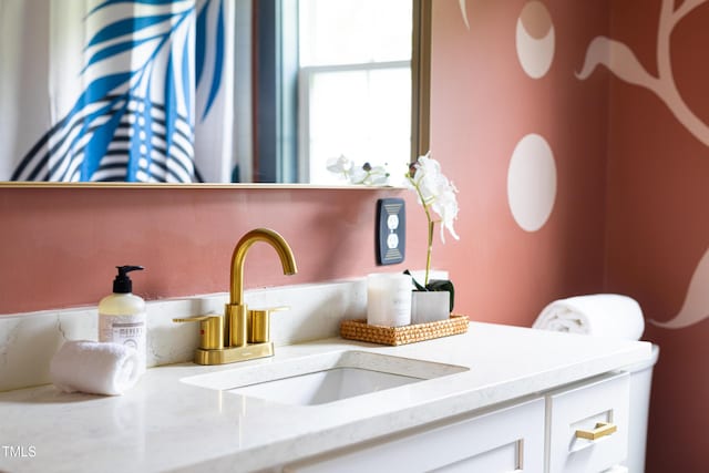 bathroom view of vanity