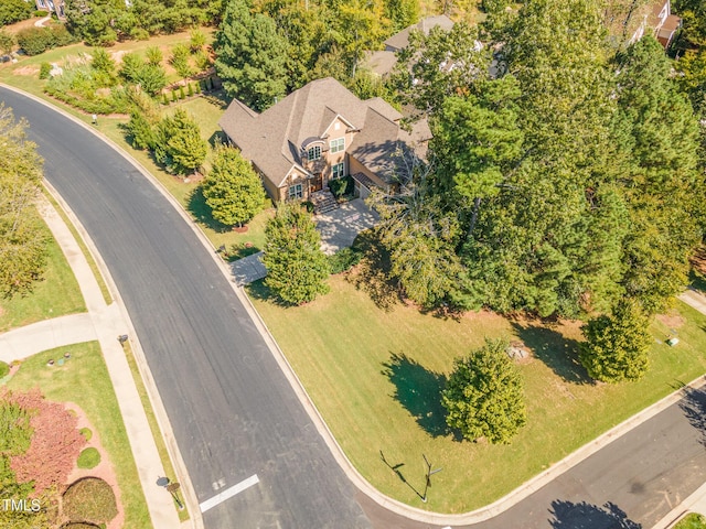 aerial view of property and surrounding area