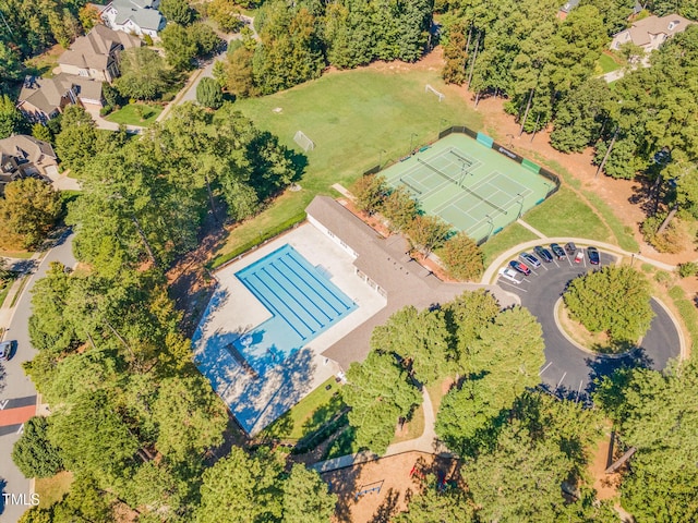 drone / aerial view