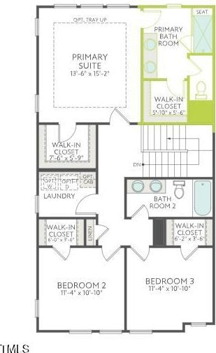 4611 Mint Leaf Ln, Raleigh, NC 27612 - view of room layout