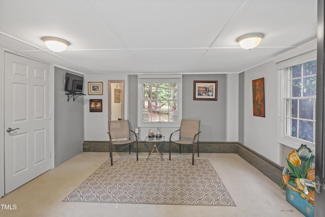view of sitting room