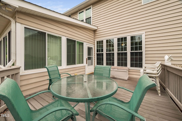 111 Gingergate Dr, Cary, NC 27519 - wooden deck featuring outdoor dining space