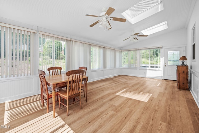 111 Gingergate Dr, Cary, NC 27519 - sunroom with vaulted ceiling and a skylight
