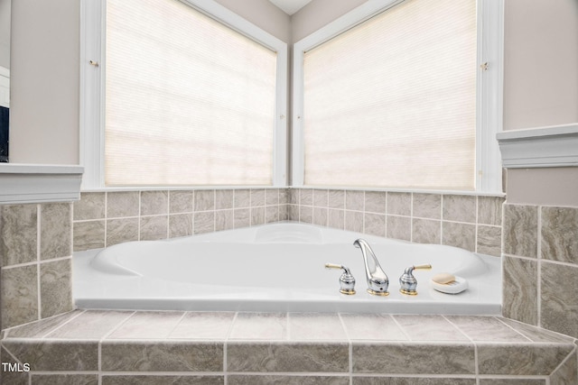 111 Gingergate Dr, Cary, NC 27519 - bathroom with a bath and plenty of natural light
