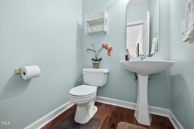 111 Gingergate Dr, Cary, NC 27519 - bathroom featuring wood finished floors and toilet