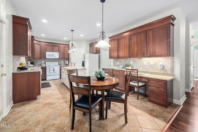 111 Gingergate Dr, Cary, NC 27519 - dining area featuring baseboards and recessed lighting
