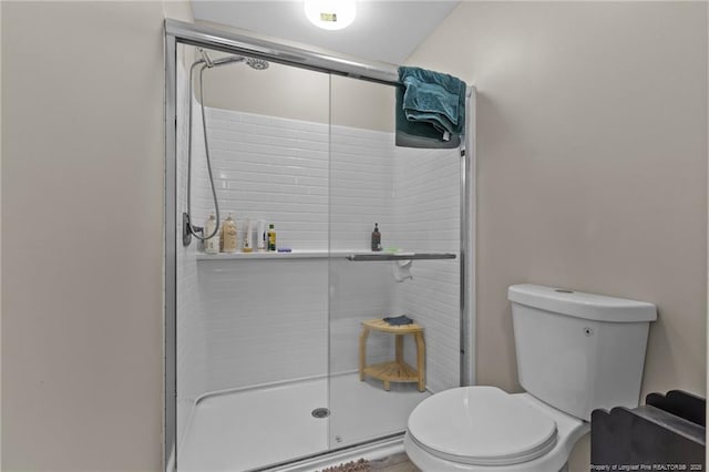 300 Fox Ridge Rd, Warsaw, NC 28398 - full bathroom featuring toilet and a stall shower