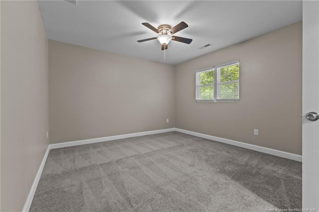 300 Fox Ridge Rd, Warsaw, NC 28398 - unfurnished room with ceiling fan, carpet floors, and baseboards