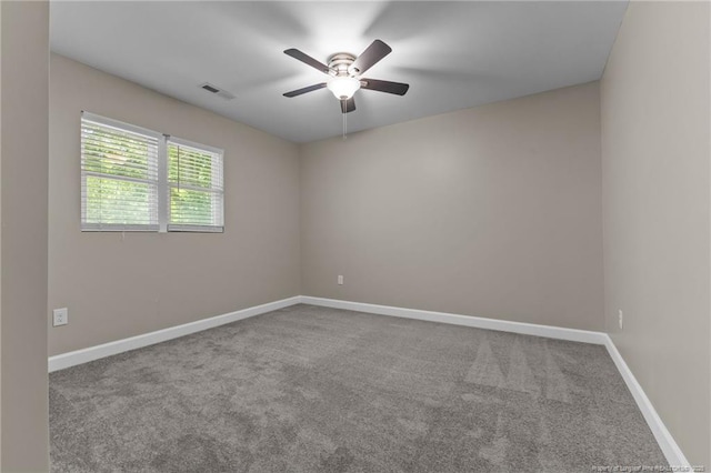 300 Fox Ridge Rd, Warsaw, NC 28398 - empty room with carpet, a ceiling fan, and baseboards