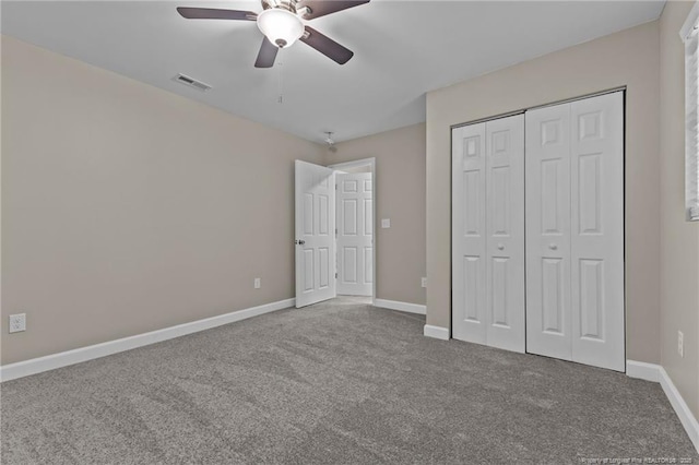 300 Fox Ridge Rd, Warsaw, NC 28398 - unfurnished bedroom featuring carpet flooring, baseboards, and a closet