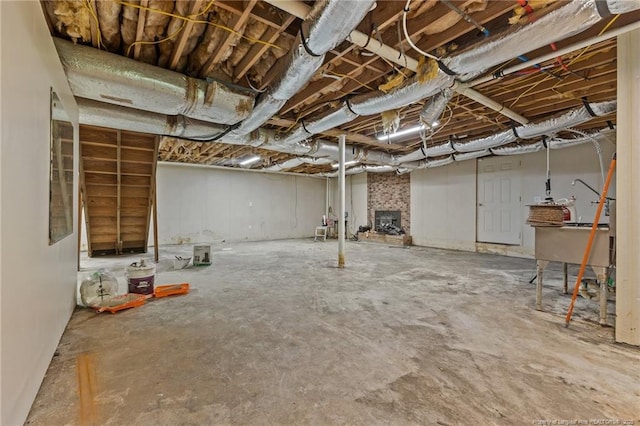 300 Fox Ridge Rd, Warsaw, NC 28398 - view of unfinished basement
