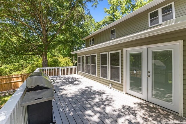 300 Fox Ridge Rd, Warsaw, NC 28398 - wooden terrace featuring fence