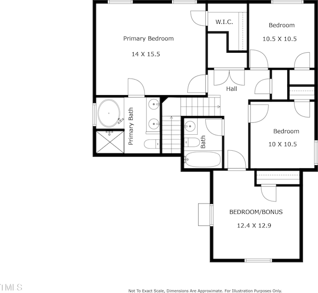 4502 Joe Cotton Dr, Knightdale, NC 27545 - room layout