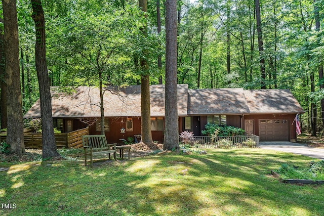 1608 New Hill Olive Chapel Rd, Apex, NC 27502 - view of front of house featuring an attached garage and concrete driveway