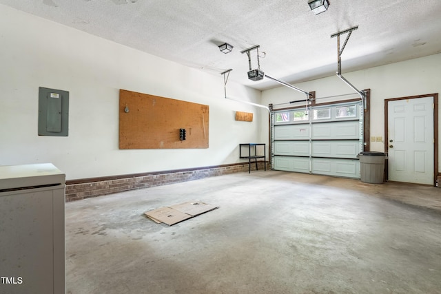 1608 New Hill Olive Chapel Rd, Apex, NC 27502 - garage with electric panel and a garage door opener