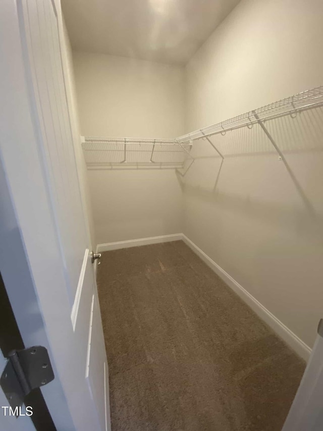 400 Access Dr, Youngsville, NC 27596 - walk in closet featuring dark colored carpet
