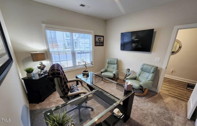 400 Access Dr, Youngsville, NC 27596 - office area with carpet flooring and baseboards