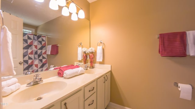 133 Parkhaven Ln, Garner, NC 27529 - full bath with double vanity and curtained shower
