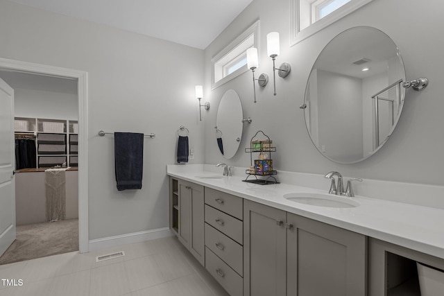 192 Logbridge Rd, Chapel Hill, NC 27516 - full bath with double vanity and baseboards