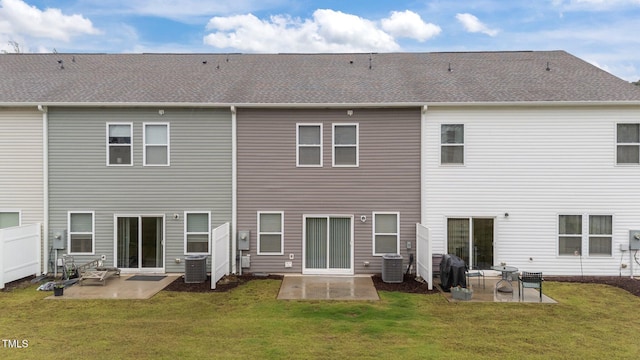 19 Willow Green Dr, Clayton, NC 27527 - rear view of property with a patio and central air condition unit