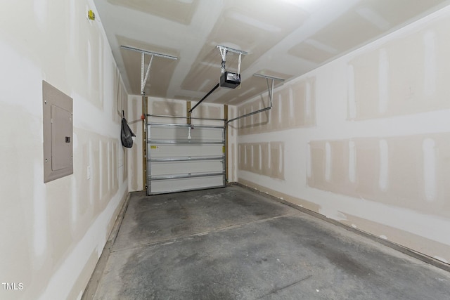 19 Willow Green Dr, Clayton, NC 27527 - garage with electric panel and a garage door opener