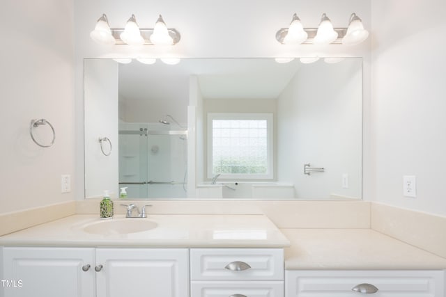 1218 Crystalwater Dr, Fuquay Varina, NC 27526 - full bath with vanity and a stall shower