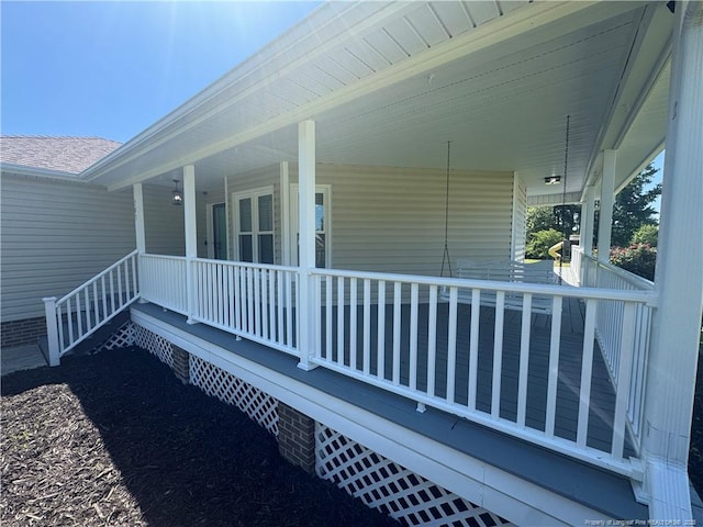 303 Nash Rd, Saint Pauls, NC 28384 - view of covered porch