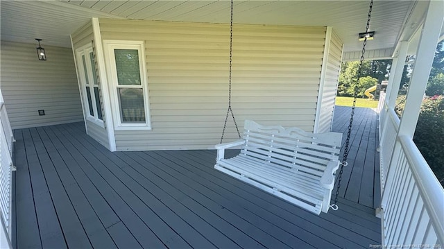 303 Nash Rd, Saint Pauls, NC 28384 - view of wooden porch